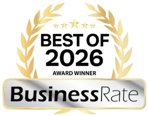 Voted Best of 2026 by BusinessRate
