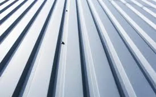 Metal roof example